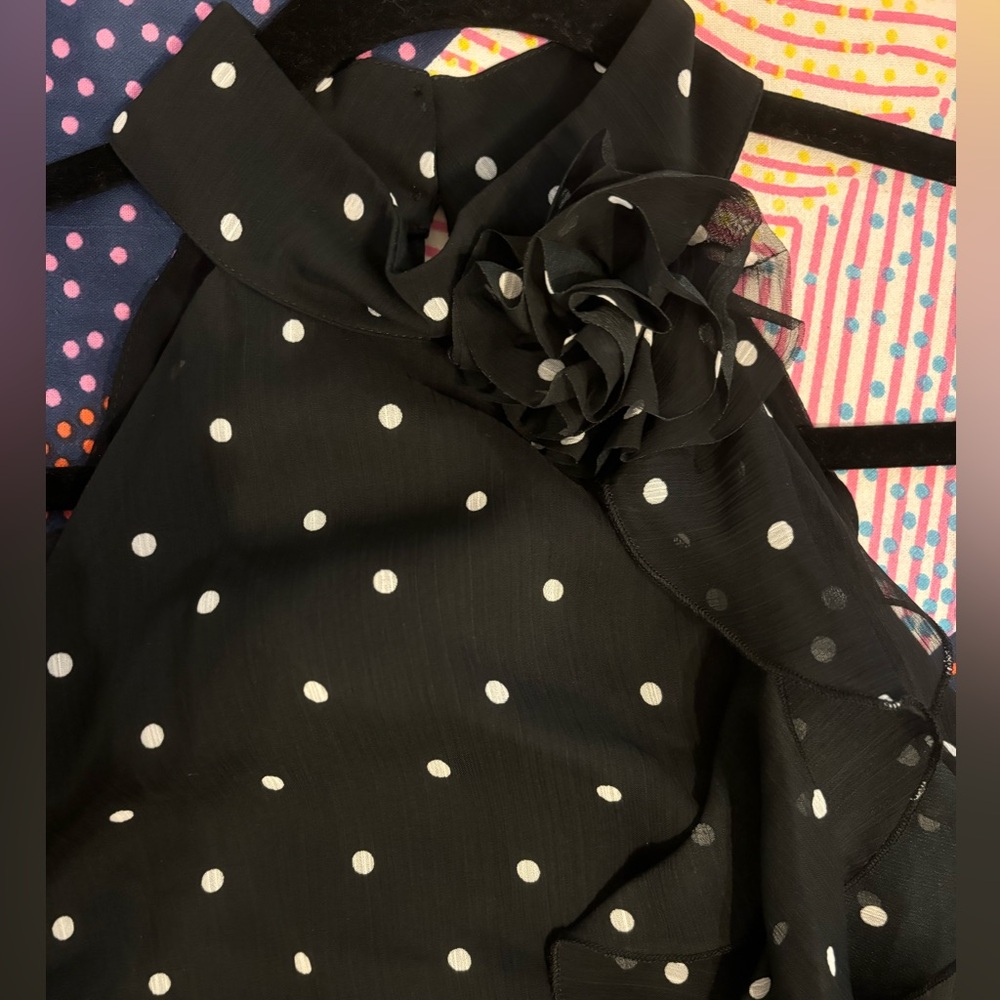 Maeve by Anthropologie Halter Rosette Mini Dress - Picture 5 of 6